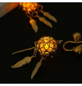 LOVERING - Nipple Clips With Bells (Warm Light) 